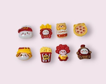 Cute fast food animals, small cover minders