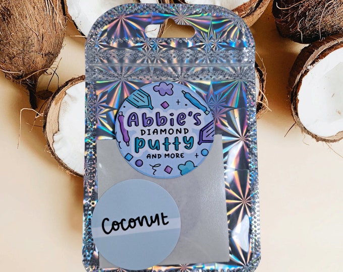 Coconut, Scented diamond painting putty