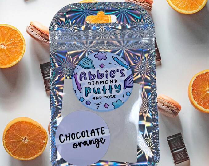 Chocolate orange, Scented diamond painting putty