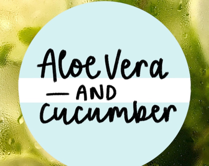 Aloe vera and cucumber, Scented diamond painting putty