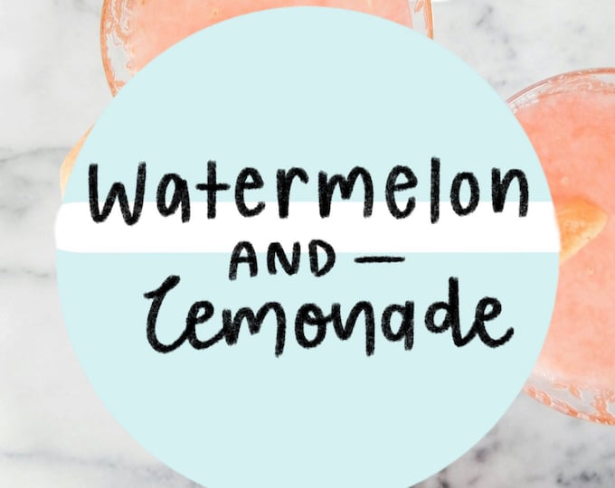 Watermelon and lemonade, Scented diamond painting putty