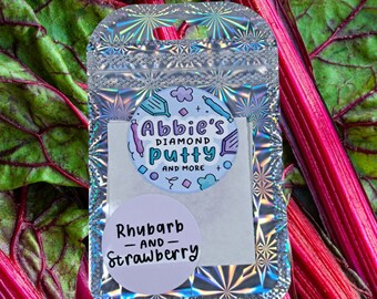 Rhubarb and strawberry, Scented diamond painting putty