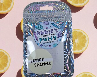 Lemon sherbet, Scented diamond painting putty