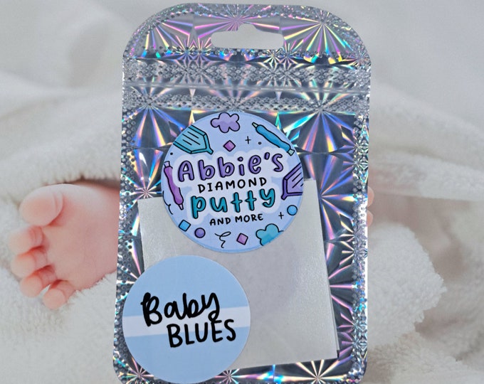 Baby blues, Scented diamond painting putty