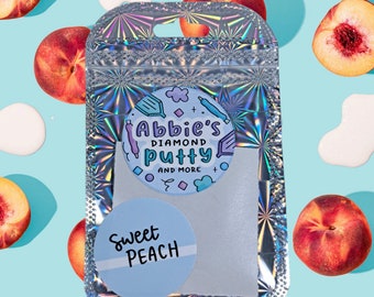 Sweet peach, Scented diamond painting putty