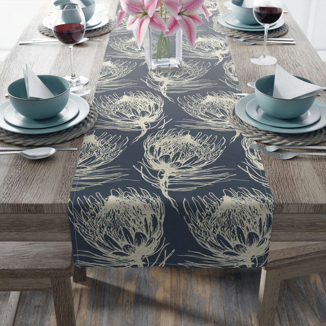 Protea South Africa Home Decor Table Runner cotton, Polysouth African