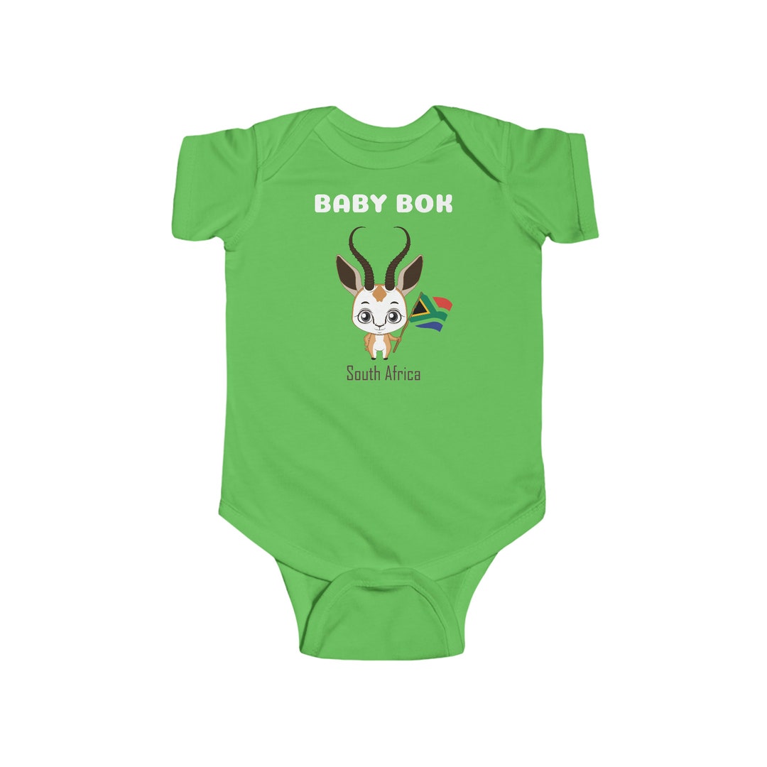 Springbok Baby Bok South Africa Baby Jersey Bodysuit UK Etsy