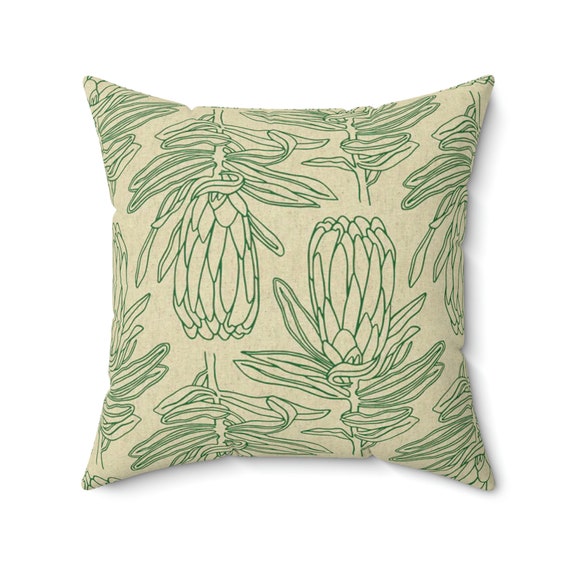 South African Protea Pillow Case Protea Floral Flower Made in