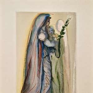 SALVADOR DALI -  Preparation for the Final Prayer (Dante - Divine Comedy) (Unframed)