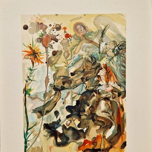 SALVADOR DALI - Sankt Jakob och Hoppet (Dante - Den gudomliga komedin) (Oramad), surrealistisk konst
