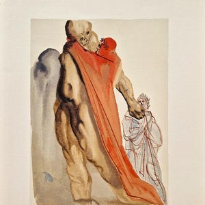 SALVADOR DALI - (Dante - Divine Comedy) (Unframed)