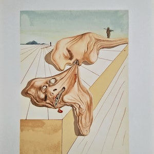 SALVADOR DALI - The Devouring One Another (Dante - Divine Comedy) (Unframed)