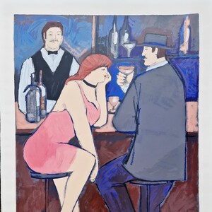 NORA KLEIN - Bar (¡¡¡ACCIÓN!!!) (Sin marco) Gráfico, firmado a mano