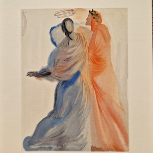 SALVADOR DALI - The Splendor of Beatrice (Dante - Divine Comedy) (Unframed)