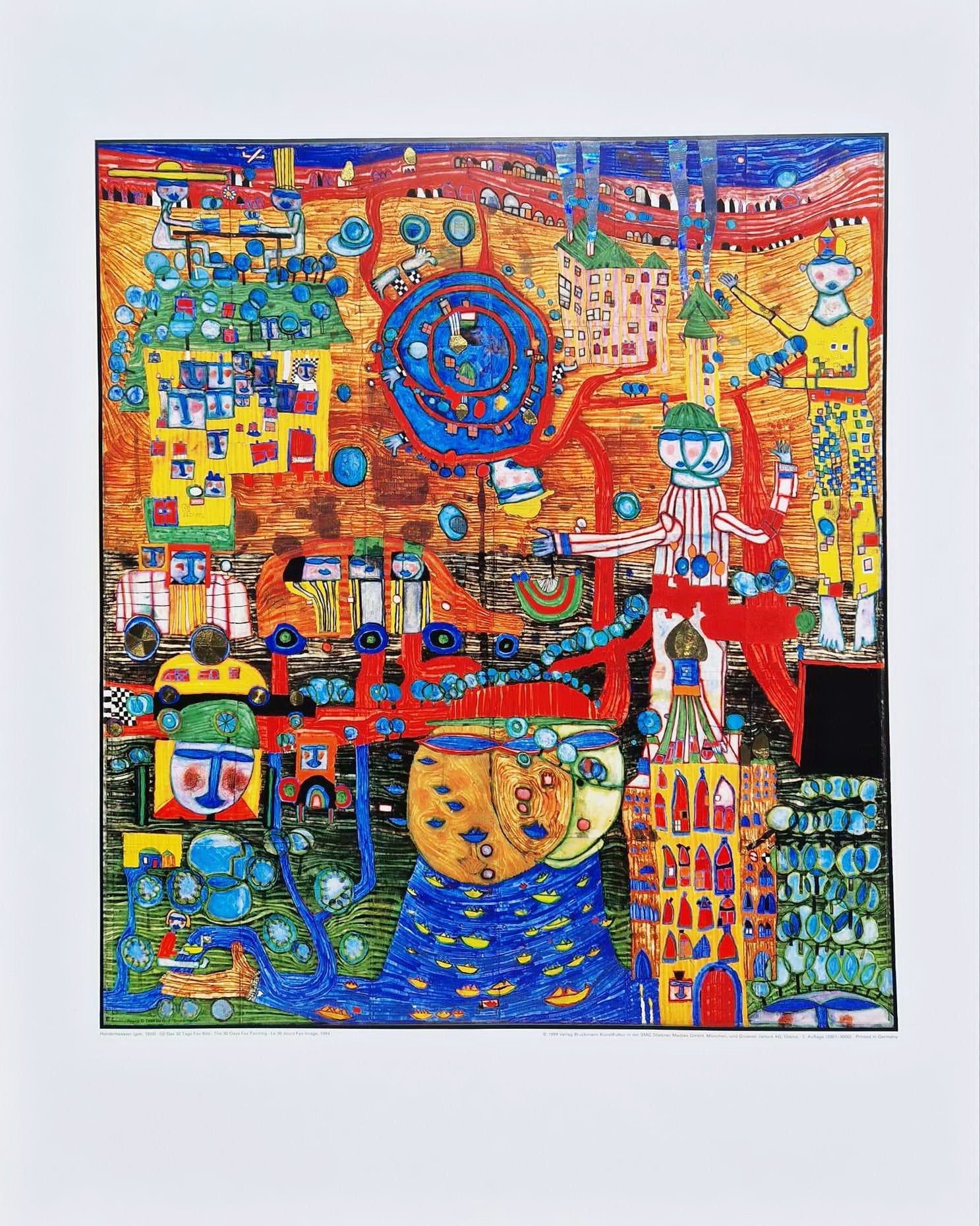 フンデルトヴァッサー絵画 フリーデンスライヒ・フンデルトヴァッサーについて : By The Thames