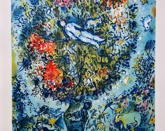 MARC CHAGALL - Nu Au Boquet (Unframed)