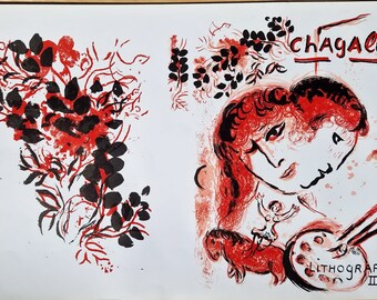 MARC CHAGALL - Lithograph III (Unframed)