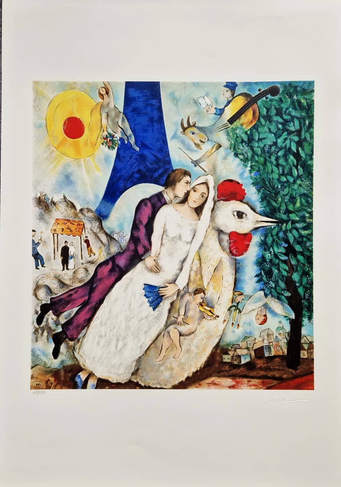 Marc Chagall Les Maries De La Tour Eiffel | ubicaciondepersonas.cdmx.gob.mx