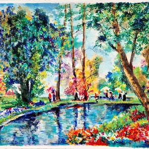 DIMITRI POLAK - Picnic in Provence (serigraph, handsigned) (Unframed), Vibrant Post-Impressionism