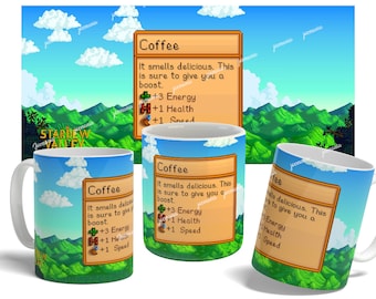 sublimation design, sublimation template, Stardew valley Tazas de 11 oz