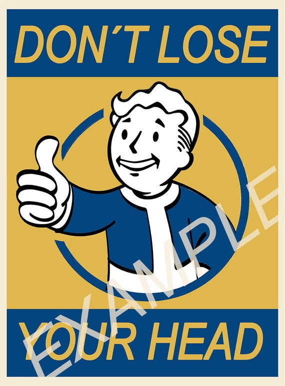 Fallout シリーズ「Prime Don't Lose Your Head」ポスタープリント +