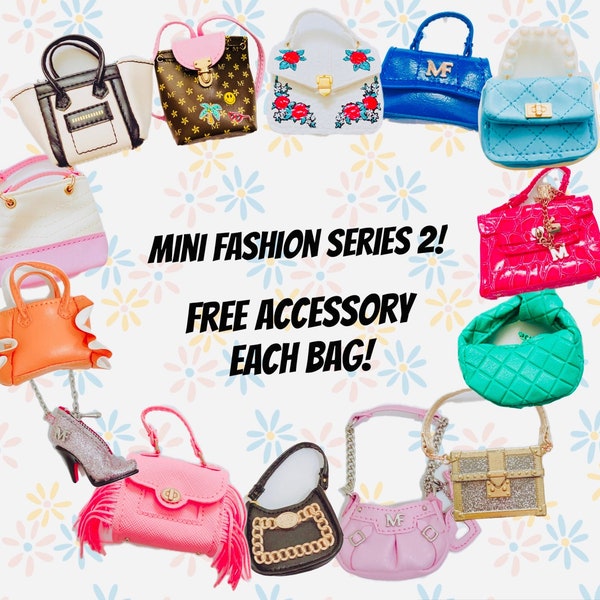 Mini Fashion Series 2 BAGS!! Mini Brands!! Mini Fashion!!