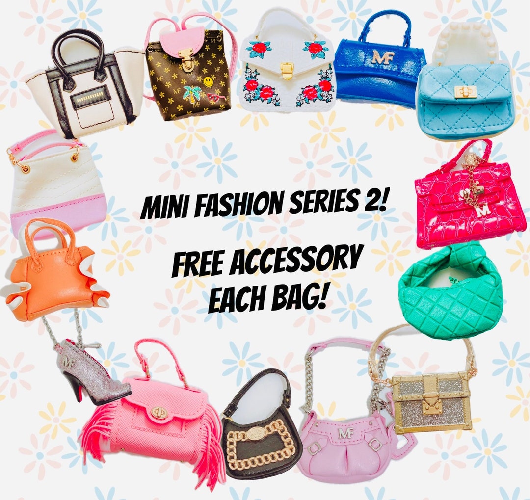 Miniature Purses for Barbies! Mini Brands Mini Fashion You Choose! Series 1  & 2!
