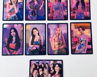 Twice Taste of Love Album Official Photocards!! Alcohol-Free!!