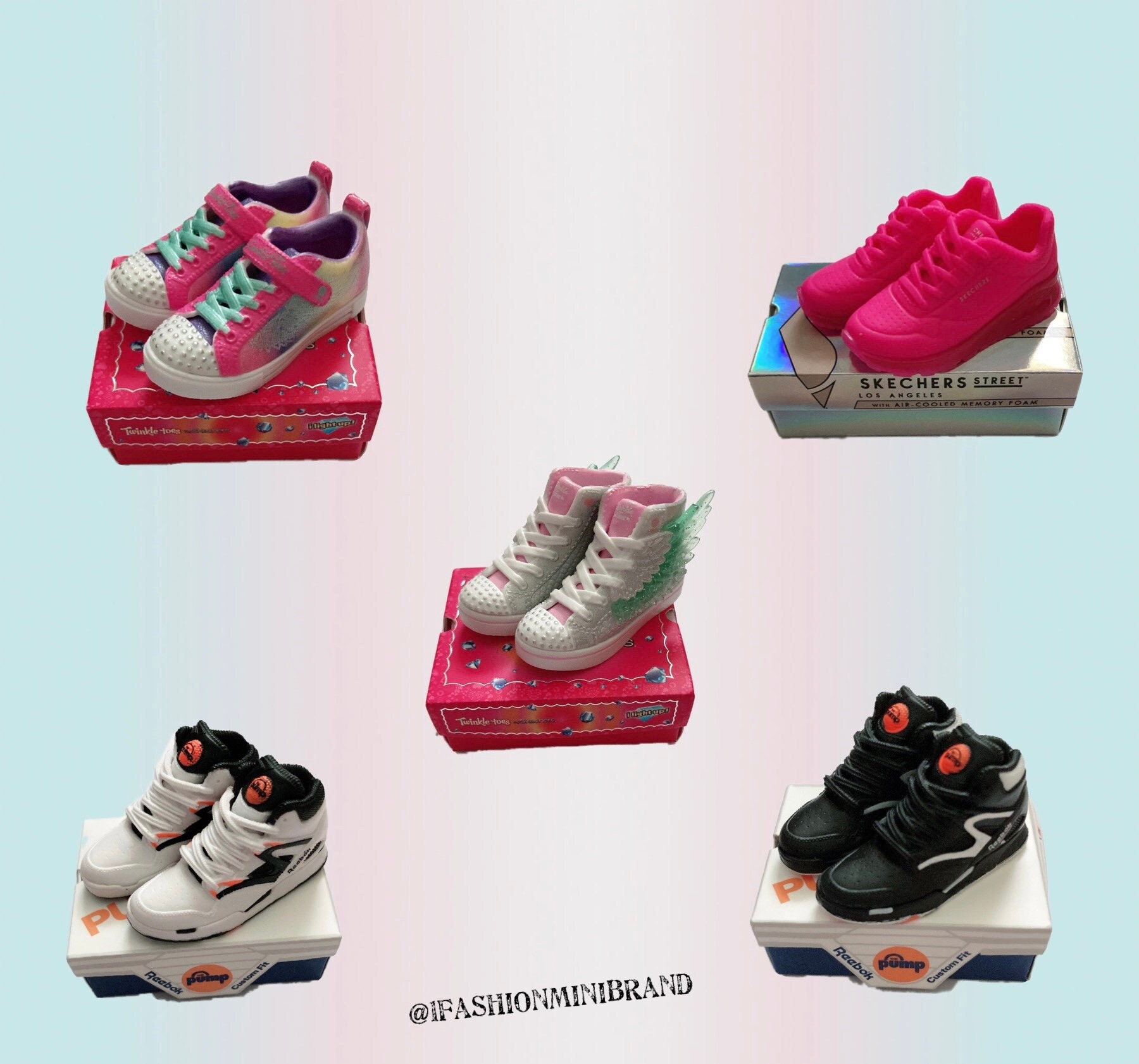 Mini Sneakers Etsy