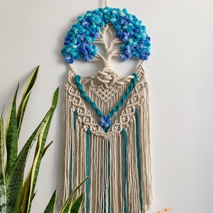 Handmade macrame Tree of life, Dreamcatcher Tree of life wall hanging, Boho home decoration, Gift for Mom