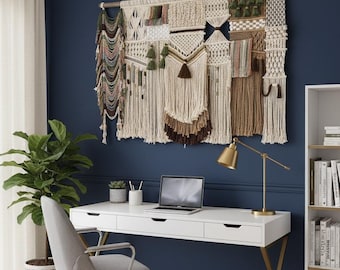 Large Macrame Wall Hanging | Bohemian Tapestry | Woven Wall Art | Boho Decor | Handmade Fiber Art
