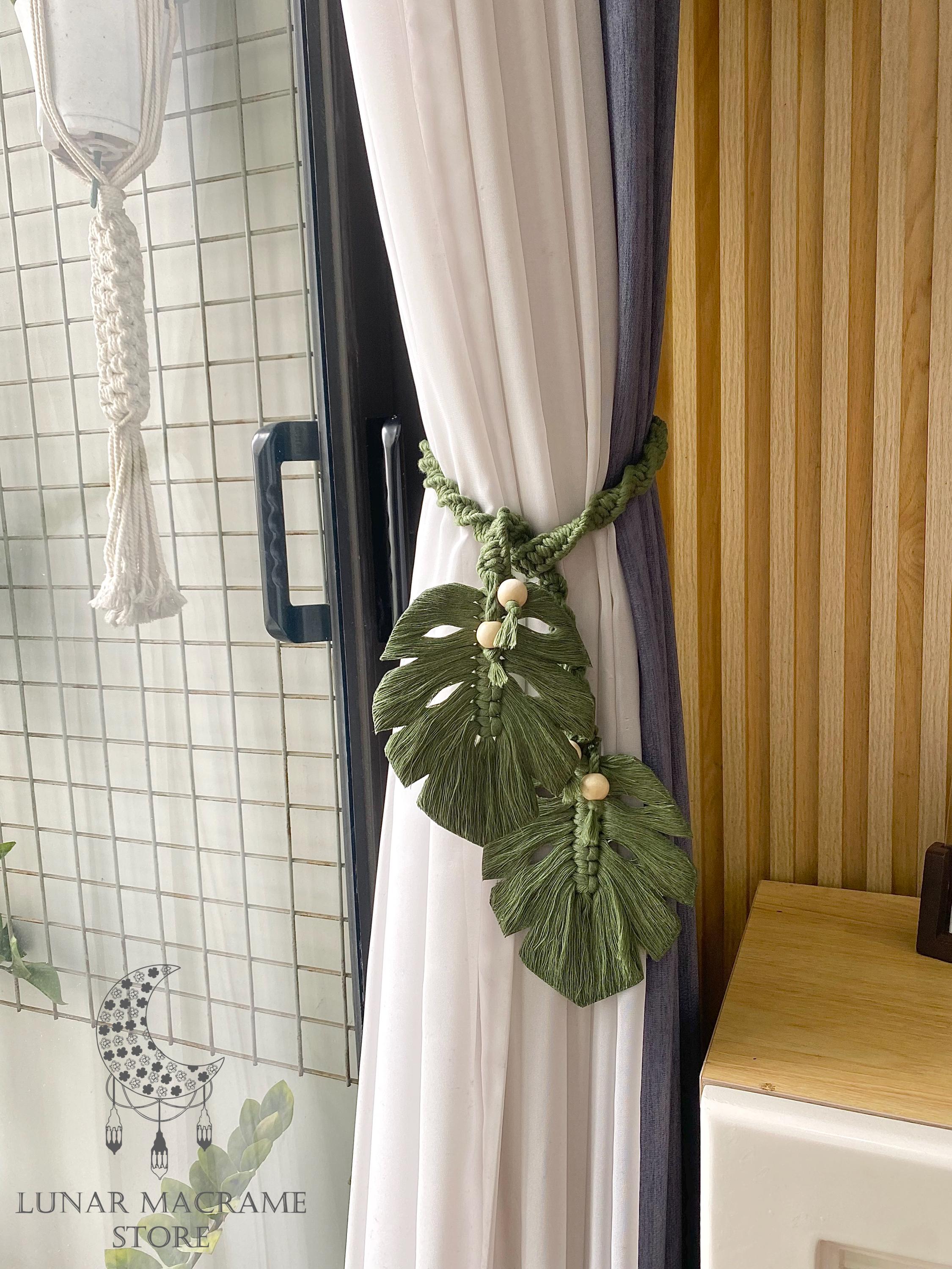 Monstera curtain - Etsy.de