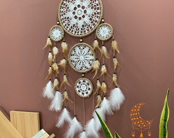 ハンドメイドドリームキャッチャー壁掛け、ドリームキャッチャーアート