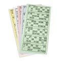 Extra Large Bingo Flyers – Ideal for visually impaired players strips of 6 tickets