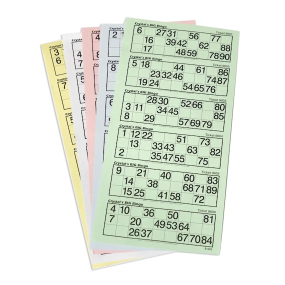 Extra Large Bingo Flyers – Ideal for Visually Impaired Players