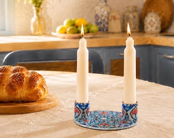 A Pair of Duchin Creation Sterling Silver Weighted Candleholders