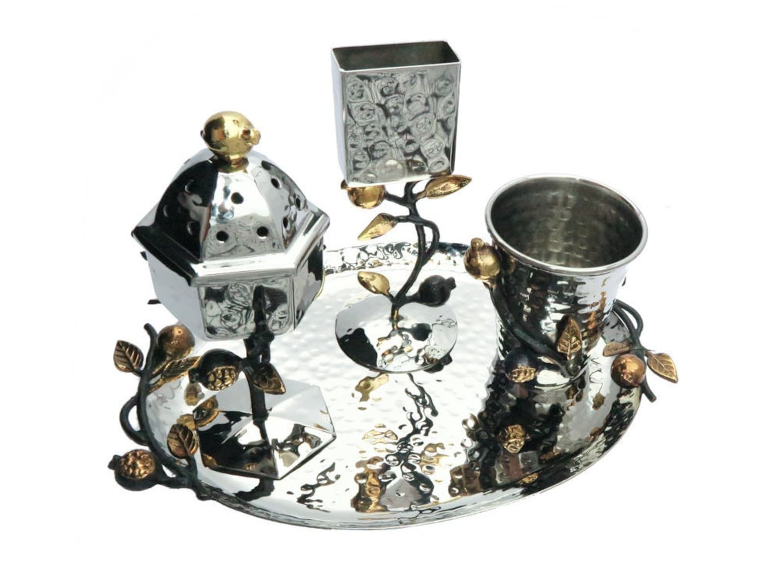 Yair Emanuel Havdalah Set - Sculpted Design
