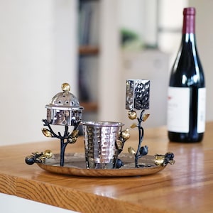 Yair Emanuel Havdalah Set - Sculpted Design