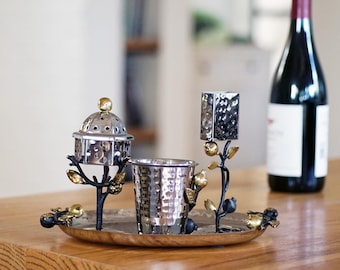 Yair Emanuel Havdalah Set - Sculpted Design