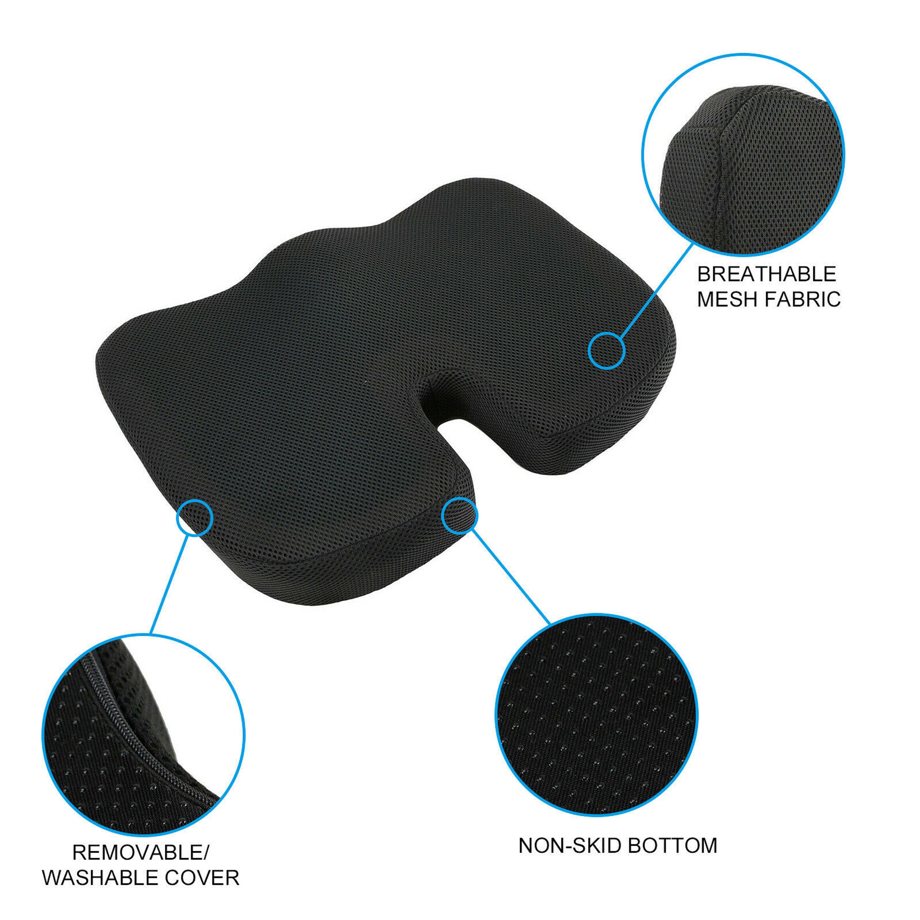Cooling Gel Seat Cushion Memory Foam Coccyx Car Plane & Chair Etsy