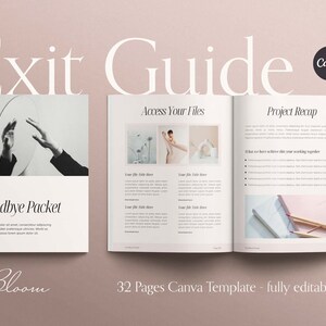 Klient Offboard Template Canva, Klient Ausgangs Paket, Abschieds Paket, Kunden Feedback, Testimonials, Empfehlung, Projekt Überblick, Empfehlung