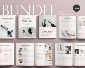 Canva Templates, Service and Pricing Guide, Template für das Service Packet, und für Canva Templates