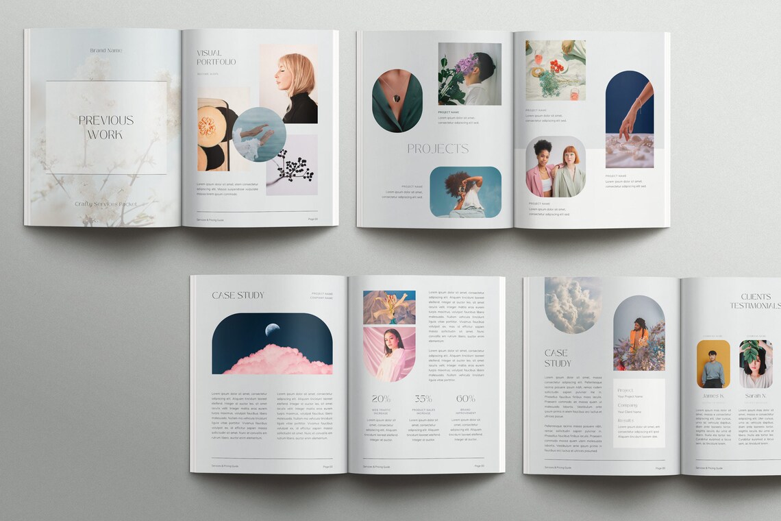 Client Service Experience Bundle Canva Templates | Services and Pricing ...