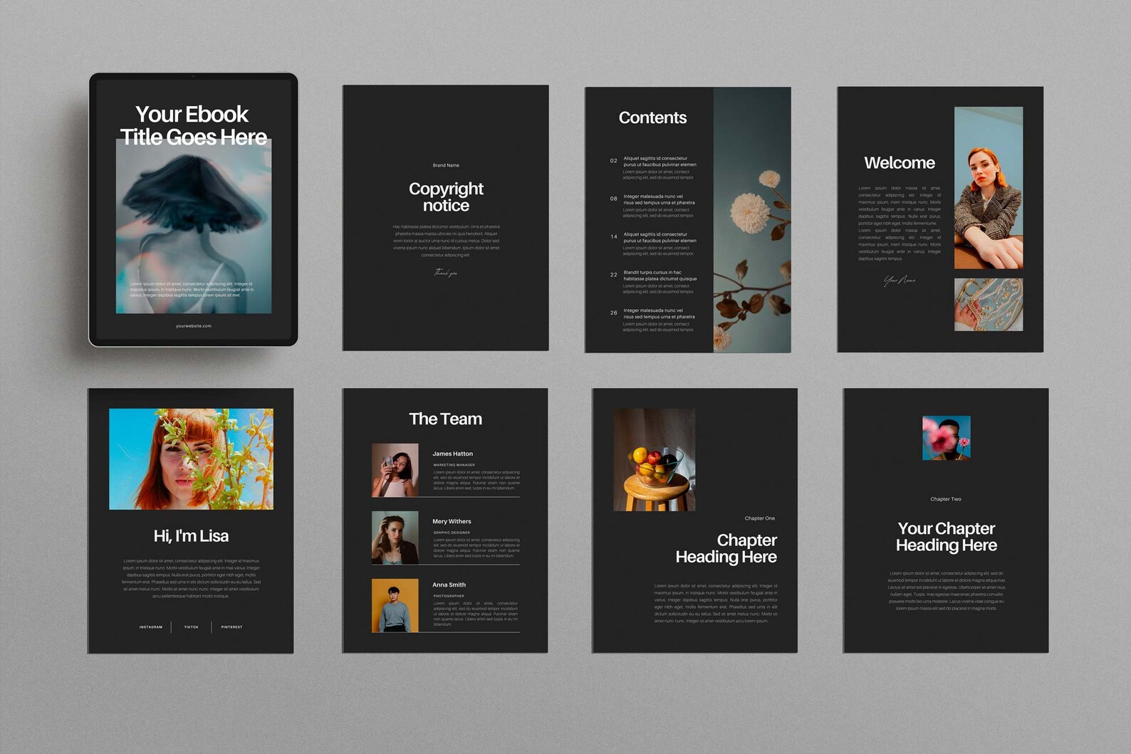 Ebook Canva Template, Editable, Guide, Opt-in Freebie, Creators E-book ...