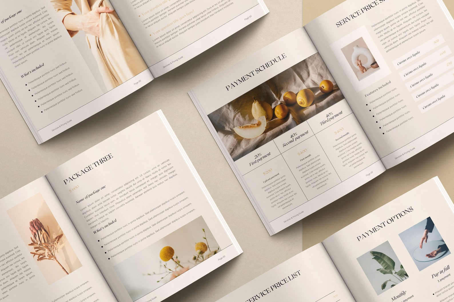 Client Service Experience Bundle Canva Templates | Services and Pricing ...