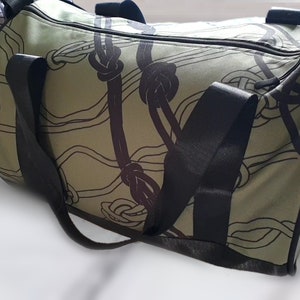Medium Rope Bag (Khaki/Finch)