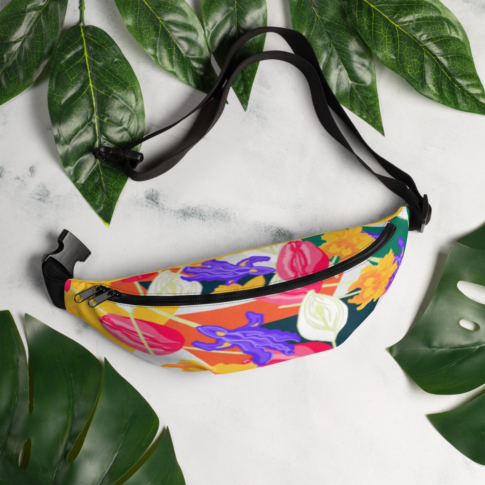 Multicolor fanny pack cheap
