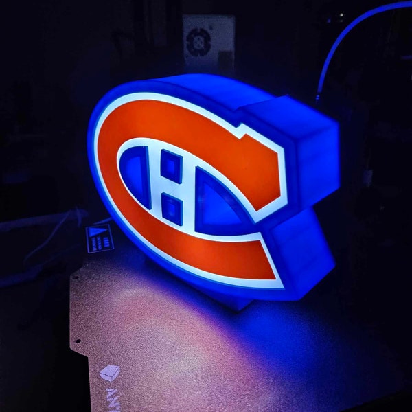 Montreal Canadiens LED Lamp - NHL - Lightbox