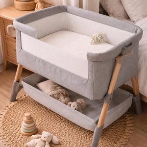 Organic Muslin Fitted Sheet: Cotton Baby Crib Sheets for Maxi Cosi, Stokke, BabyBay, Nestig