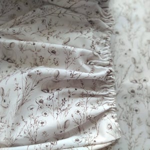 Biancheria da letto per neonati in tela cerata, lenzuola con angoli elasticizzati in cotone neutro per culla.